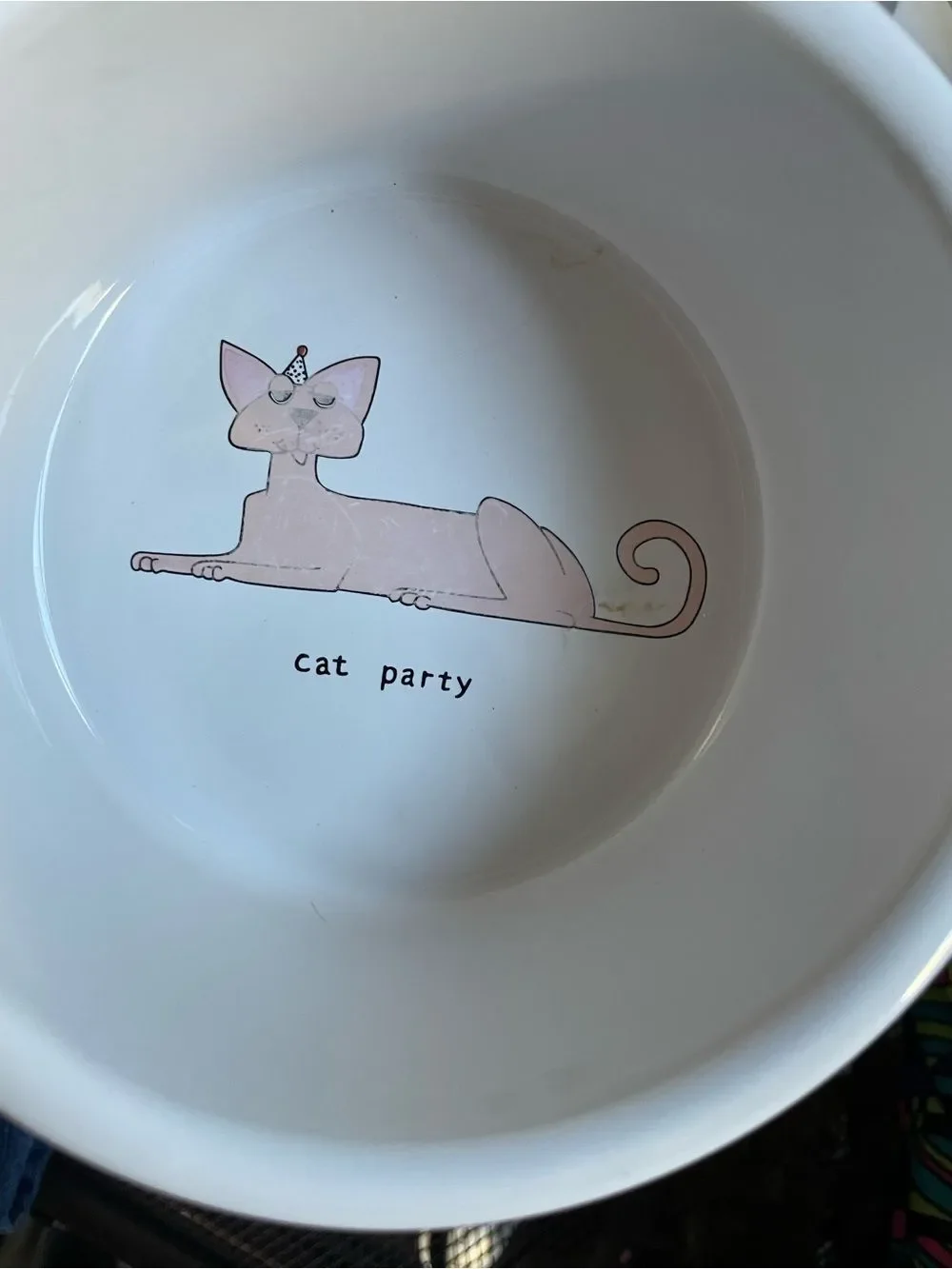 Ursula Dodge Cat Party Cat Dish